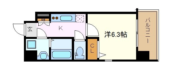 ファステート鶴舞駅前リヴェールの物件間取画像