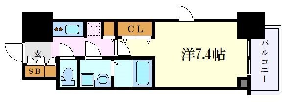 S-RESIDENCE葵Ⅱの物件間取画像