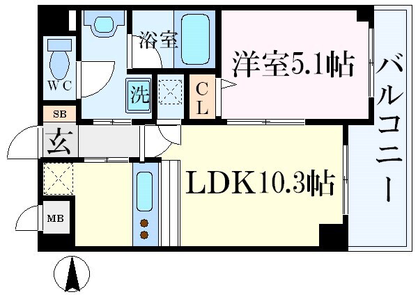 FS.幅下の物件間取画像