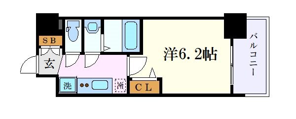 メイクス矢場町Ⅱの物件間取画像