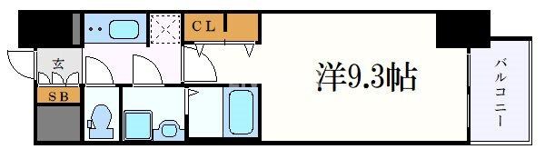 S-RESIDENCE鶴舞Ⅱの物件間取画像