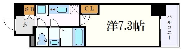 エスリード上前津テルツェの物件間取画像