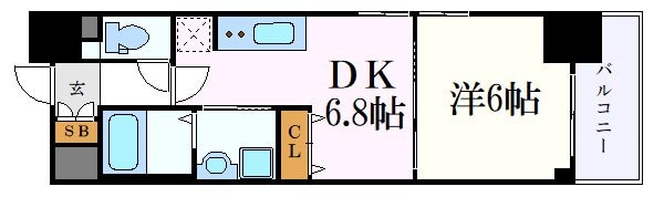 エステムプラザ名古屋駅前プライムタワーの物件間取画像