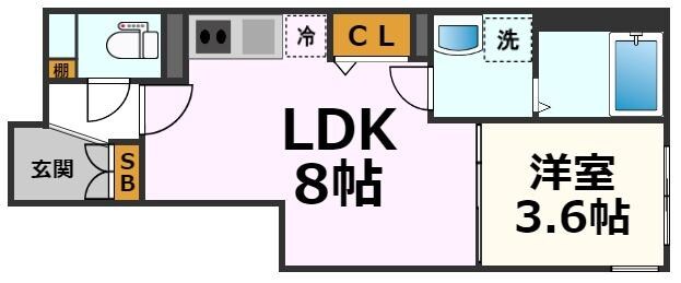 リーデンス名古屋駅西(旧:エスリードコート名古屋駅西)の物件間取画像