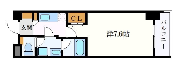 meLiv鶴舞の物件間取画像