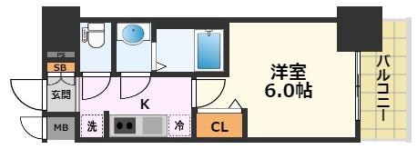 プレサンス東別院セレニスの物件間取画像