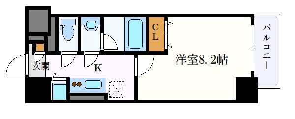 グリーンコート中島の物件間取画像