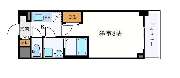 S-RESIDENCE志賀本通Northの物件間取画像