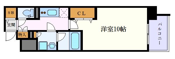 プレサンスジェネ千種内山Ⅱの物件間取画像