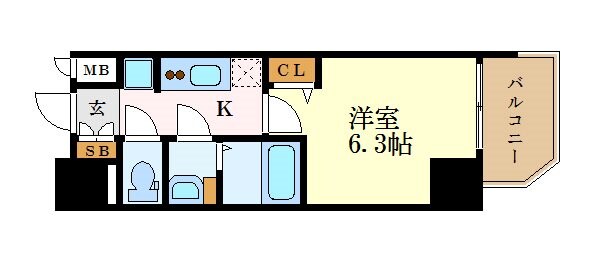 プレサンス THE MOTOYAMAの物件間取画像