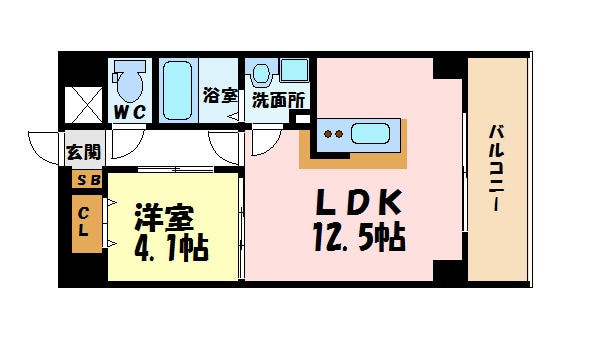 GRANDUKE新栄の物件間取画像