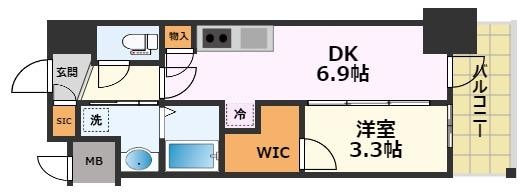 エステムコート名古屋新栄Ⅴラポールの物件間取画像