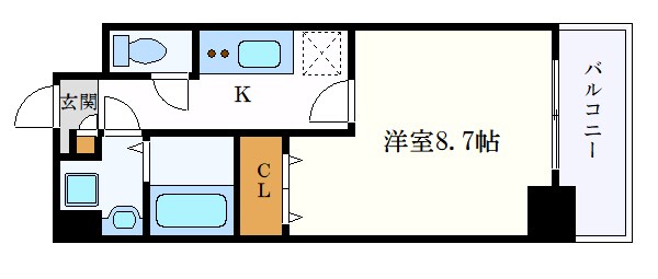 PRESTAGE名駅の物件間取画像