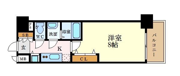 プレサンスジェネ葵の物件間取画像