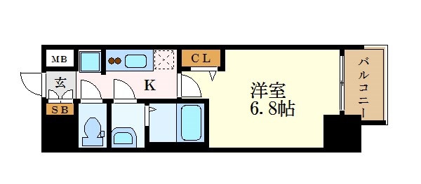 プレサンス大曽根駅前ファーストの物件間取画像