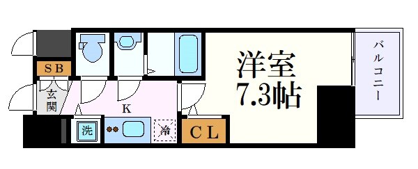 エスリード上前津セレーノの物件間取画像