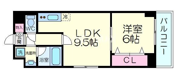 プラネシア星の子三条油小路の物件間取画像