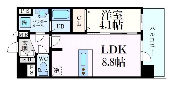 プレサンス十条凛華の物件間取画像