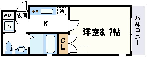 今出川駅 徒歩16分 4階の物件間取画像