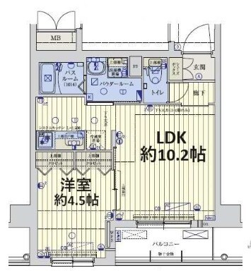 スワンズ京都東寺ガーデンの物件間取画像