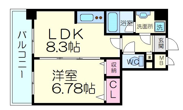 プラネシア星の子京都駅前西の物件間取画像