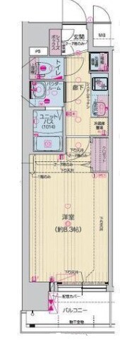 プレサンス　THE　KYOTO　東福寺　EASTの物件間取画像