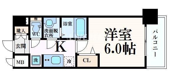 プレサンスTHE　KYOTO　東福寺EASTの物件間取画像