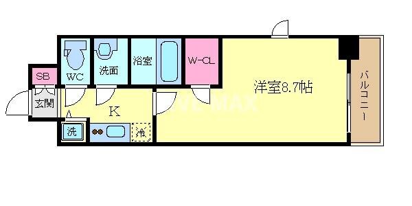 プレサンス京都鴨川の物件間取画像