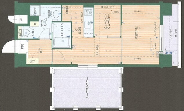 二条駅 徒歩5分 4階の物件間取画像