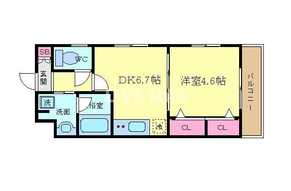 ベラジオ京都壬生WESTGATEの物件間取画像