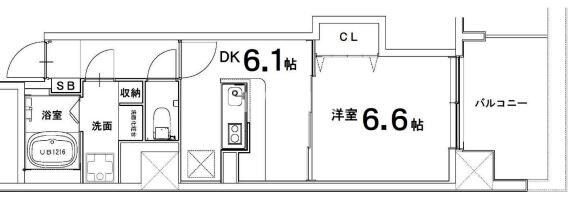 ベルビュー七条河原町の物件間取画像