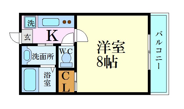 フラッティ梅小路の物件間取画像