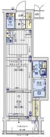 アクアプレイス京都聚楽第の物件間取画像