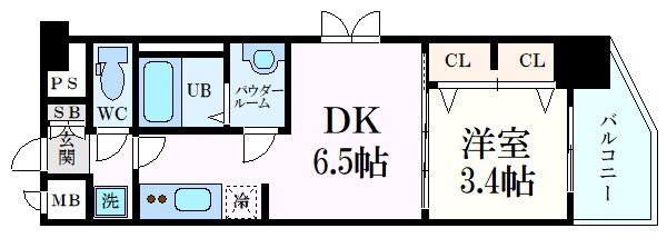 プレサンス十条凛華の物件間取画像