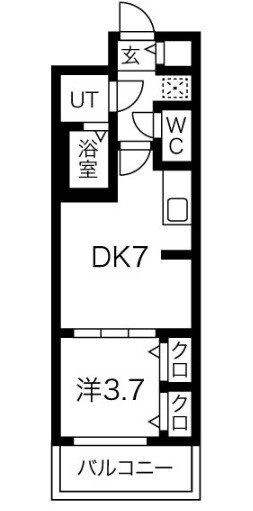 ファステート京都壬生フィエロの物件間取画像