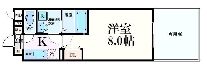 グランカーサ京都駅前の物件間取画像