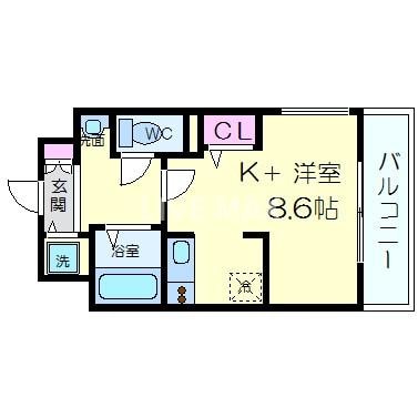 スワンズ京都二条城北の物件間取画像