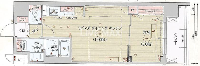 ベラジオ雅び京都三条通の物件間取画像