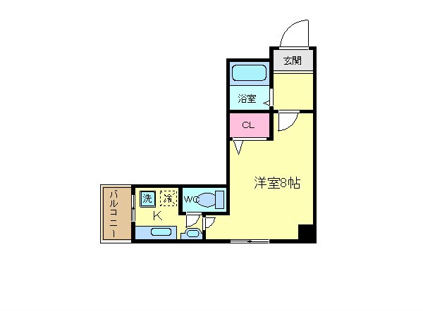 レーベンなぎの宮の物件間取画像