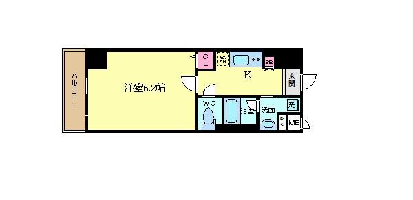 アスヴェル京都西七条の物件間取画像