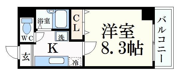 ハウスセゾン四条通の物件間取画像