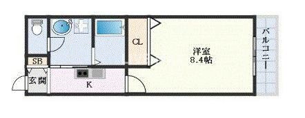 アムール　Kuraganoの物件間取画像