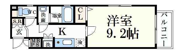 べラジオ京都高台寺の物件間取画像