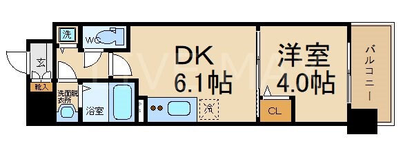太秦天神川駅 徒歩8分 3階の物件間取画像