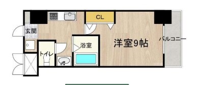 CITY SPIRE烏丸御池の物件間取画像