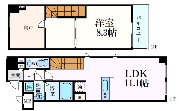 STANDZ京都駅西の物件間取画像