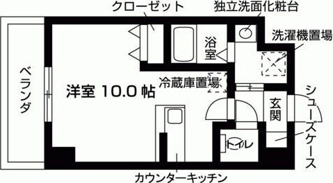 レスペランス西小路の物件間取画像