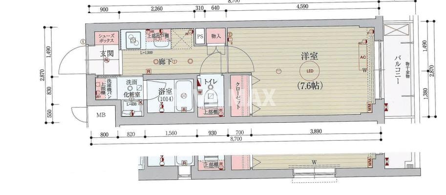 ベラジオ雅び北野白梅町駅前の物件間取画像