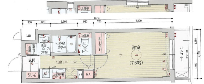 ベラジオ雅び北野白梅町駅前の物件間取画像