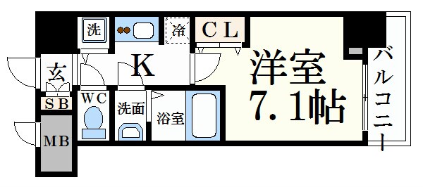 アドバンス京都ソナーレの物件間取画像